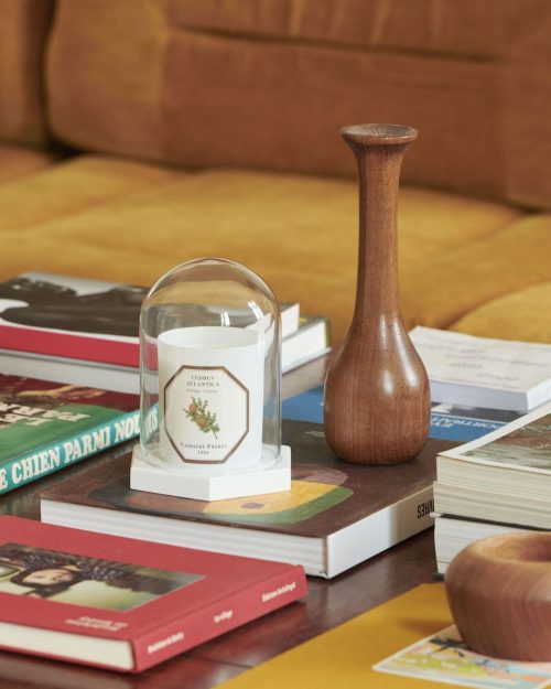 Szklana kopuła na świecę Carriere Freres