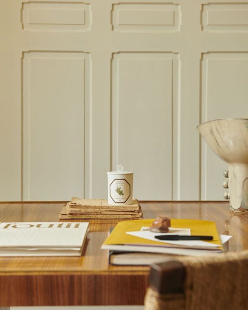 Porcelanowa nakładka na świece Carrière Frères