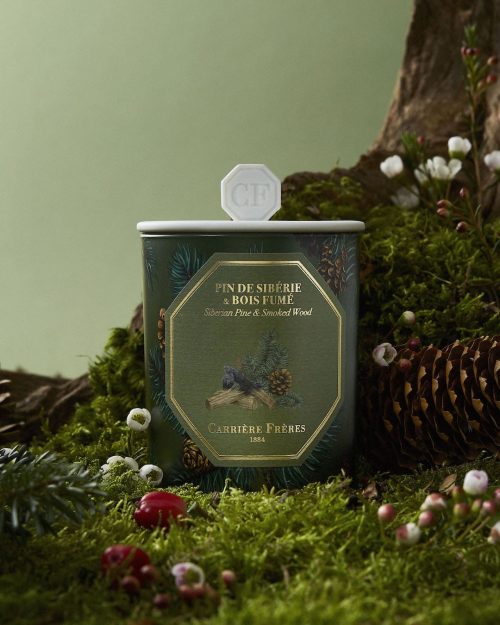 Porcelanowa nakładka na świece Carrière Frères