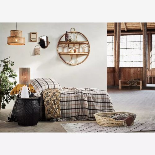 Dywan łazienkowy z zielonym wzorem, Madam Stoltz