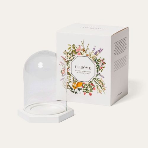 Szklana kopuła na świecę Carriere Freres