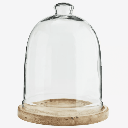 Klosz z drewnianą podstawką Madam Stoltz