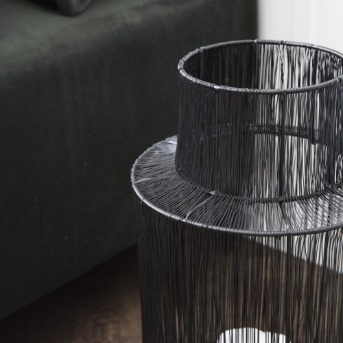 Czarny lampion Tabia L House Doctor