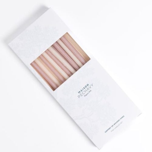 coffret-bougies-fines-bois-de-rose Zestaw świeczek Bois de Rose Maison Pechavy