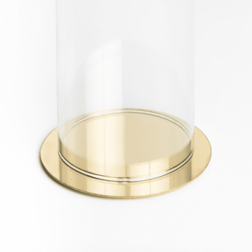 support-en-laiton-pour-bougeoir-et-photophore (1) Maison Pechavy podstawka Disc 70014