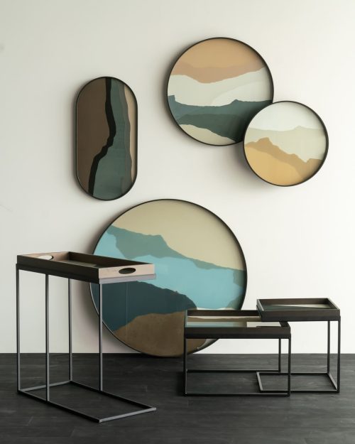 20461Taca dekoracyjna Slate Wabi Sabi Glass L Ethnicraft