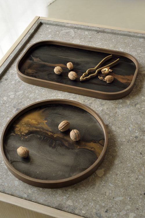 20469_Bronze_Organic_valet_tray_20468_Bronze_Organic_valet_tray_WEB Taca Bronze Organic XS Ethnicraft 20468