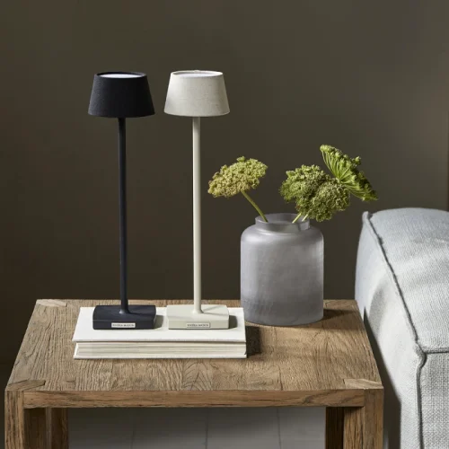 Lampa Luminee Linen black USB 549810