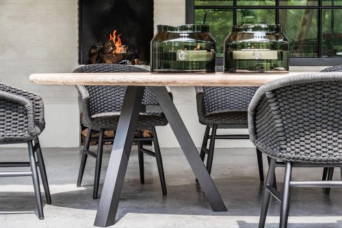 Wazon świecznik Matilda Large Grey Gommaire