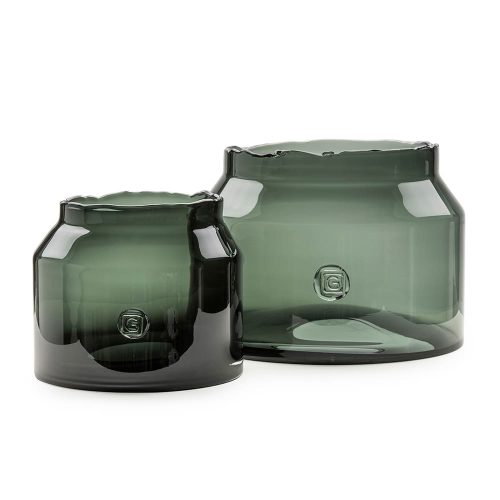 Wazon świecznik Matilda Large Grey Gommaire