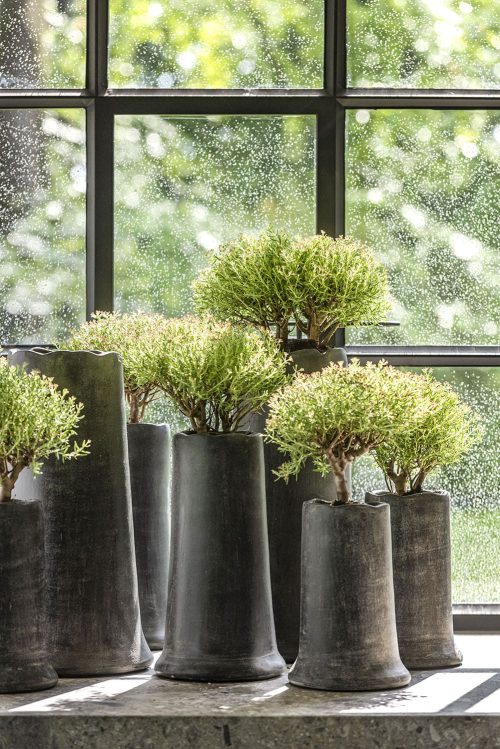 Gommaire-decoration-terracotta-accessories-vase_nikki-G472S-G472M-G472L-Belgium Wazon Nikki Small Terracotta Gommaire