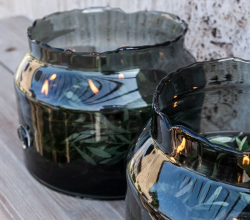 Wazon świecznik Matilda Small Grey Gommaire