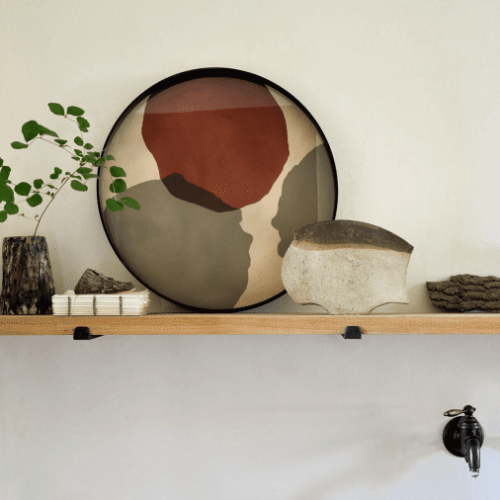 20439 Taca Overlapping Dots Glass L Ethnicraft