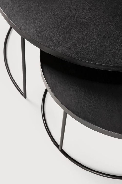 10120329_Detail_wf_product Zestaw stolików kawowych Round Tray Low XL Ethnicraft 20329