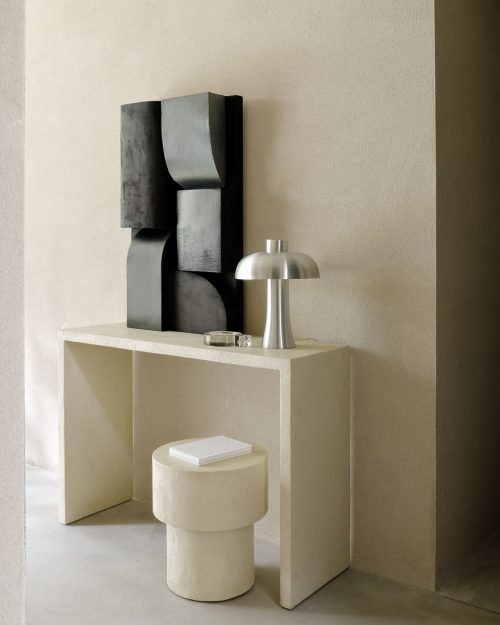 Konsola Elements Microcement Off White Ethnicraft 26420