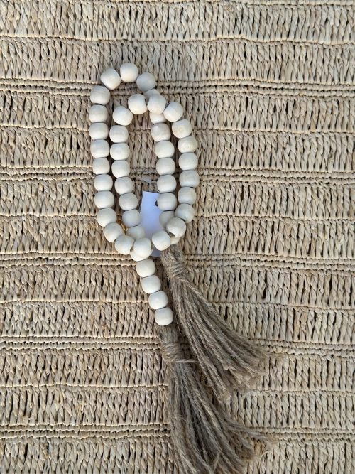 Koraliki drewniane naturalne