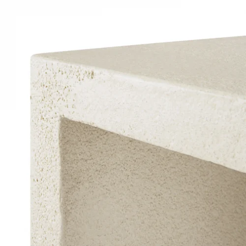 Konsola Elements Microcement Off White Ethnicraft