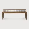 product_wf_14176_Spindle_bench_reclaimed_teak_front_WEB Ławka Spindle Teak Ethnicraft 14176