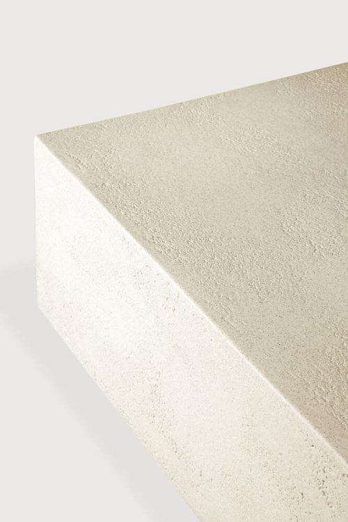 Stolik kawowy Elements Microcement Off White Ethnicraft