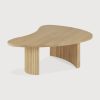 product_wf_50791_Boomerang_coffee_table_oak_pebble_shape_profile_WEB Stolik kawowy dębowy Boomerang 90cm Ethnicraft 50791