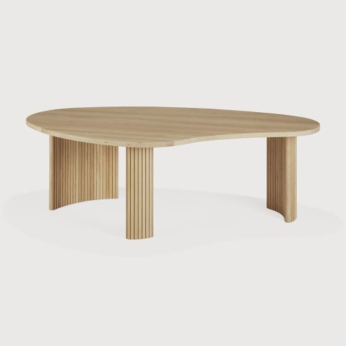 product_wf_50792_Boomerang_coffee_table_oak_pebble_shape_side_WEB Stolik kawowy dębowy Boomerang 126cm Ethnicraft 50792