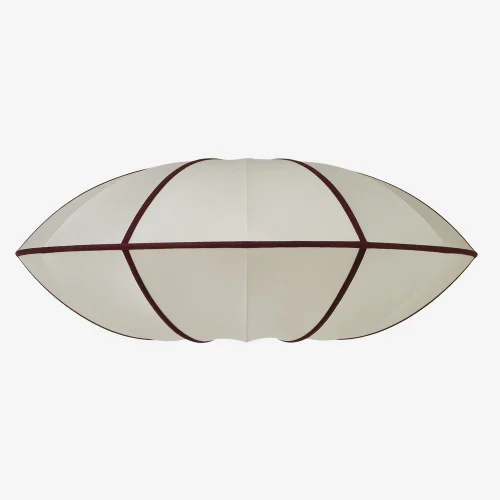 LAMP SHADE INDOCHINA OFFWHITE/BORDEAUX UFO