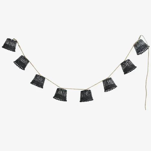 Girlanda ogrodowa czarna Madam Stoltz FN23-2991S8