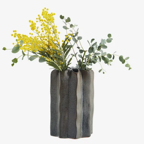 Wazon z kamionki Madam Stoltz HY21648H-15