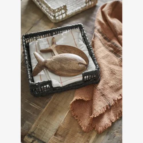 Drewniane łyżki do serwowania Madam Stoltz MSD23S-09