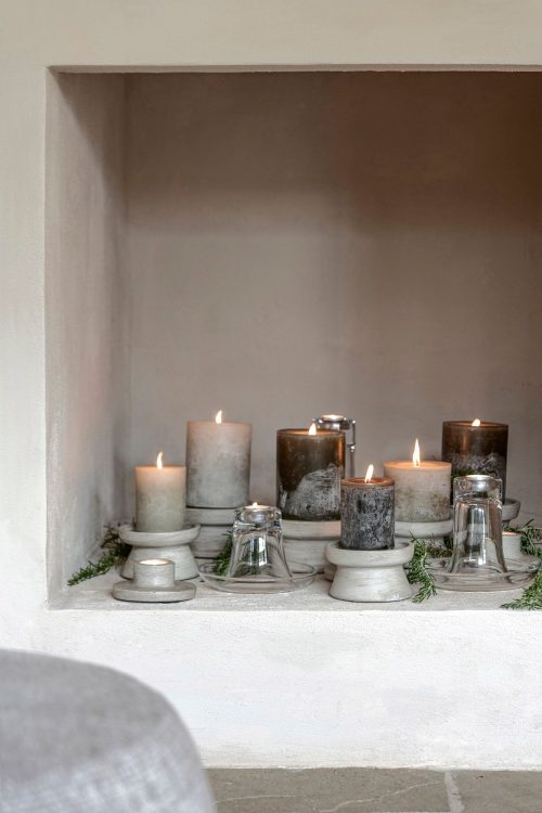 Świecznik Benny Authentic Ivory Gommaire