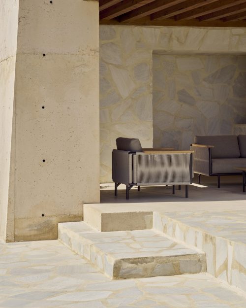 Fotel Zewnętrzny Corbey Oyster Ethnicraft