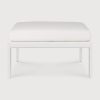 product_wf_60145_Jack_outdoor_footstool_aluminium_white_Off_White_fabric_front_web Podnóżek Zewnętrzny Jack White Offwhite Ethnicraft