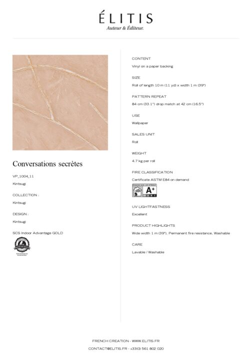 Tapeta Kintsugi Conversations secrètes