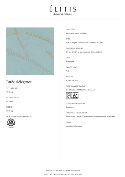 Tapeta Kintsugi Parée d'élégance