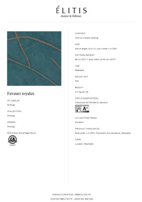 Tapeta Kintsugi Faveurs royales