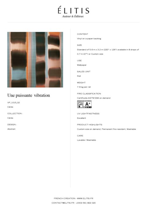 Tapeta Cérès Une puissante vibration