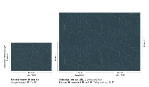Tapeta Kintsugi Noir de lune