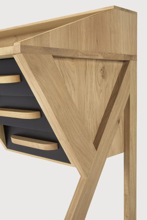 Biurko Origami Black dębowe Ethnicraft