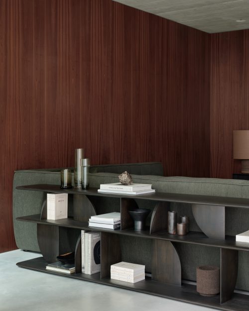 Konsola Geometric tekowa Ethnicraft