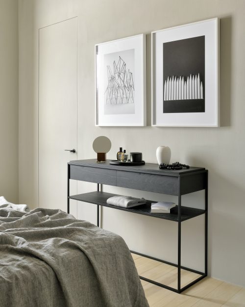 Konsola Monolit czarny dąb Ethnicraft