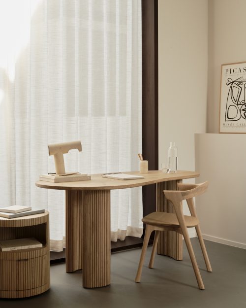 Biurko Boomerang dębowe Ethnicraft