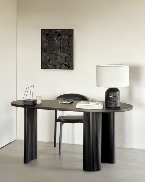 Biurko Boomerang mahoniowe Ethnicraft