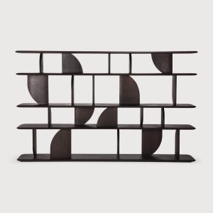 Regał Geometric tekowy Ethnicraft