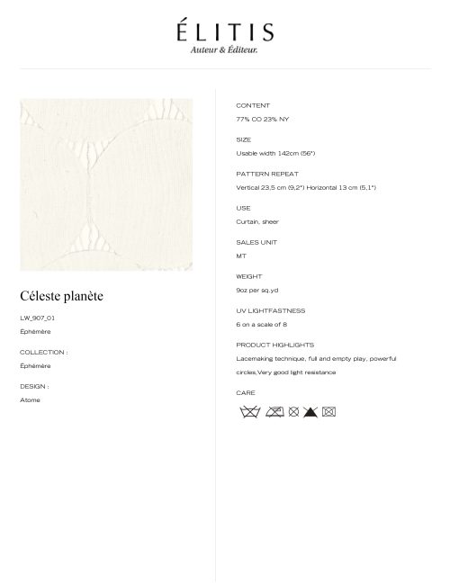 LW 907 01 Atome - Céleste planète