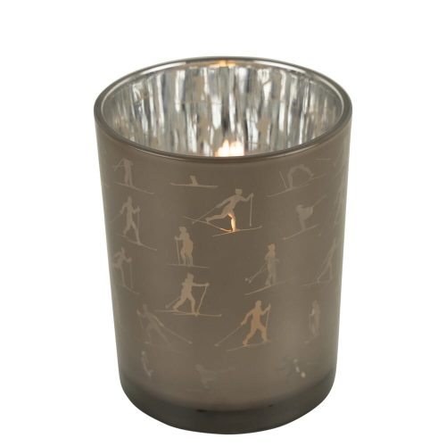 Świecznik z narciarzami Mars&More