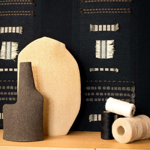 Tapeta Icône - Sable tressé Origine Elitis RM 1110 02