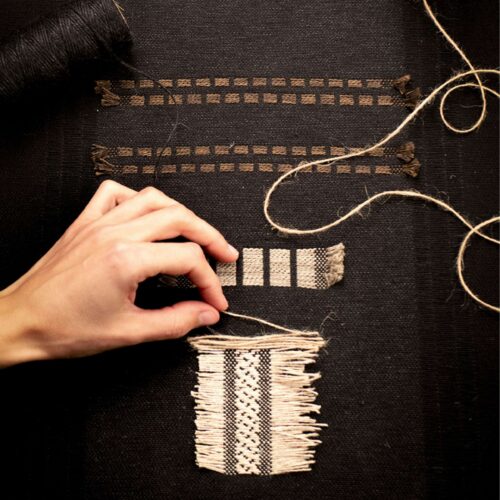 Tapeta Icône - Sable tressé Origine Elitis RM 1110 02